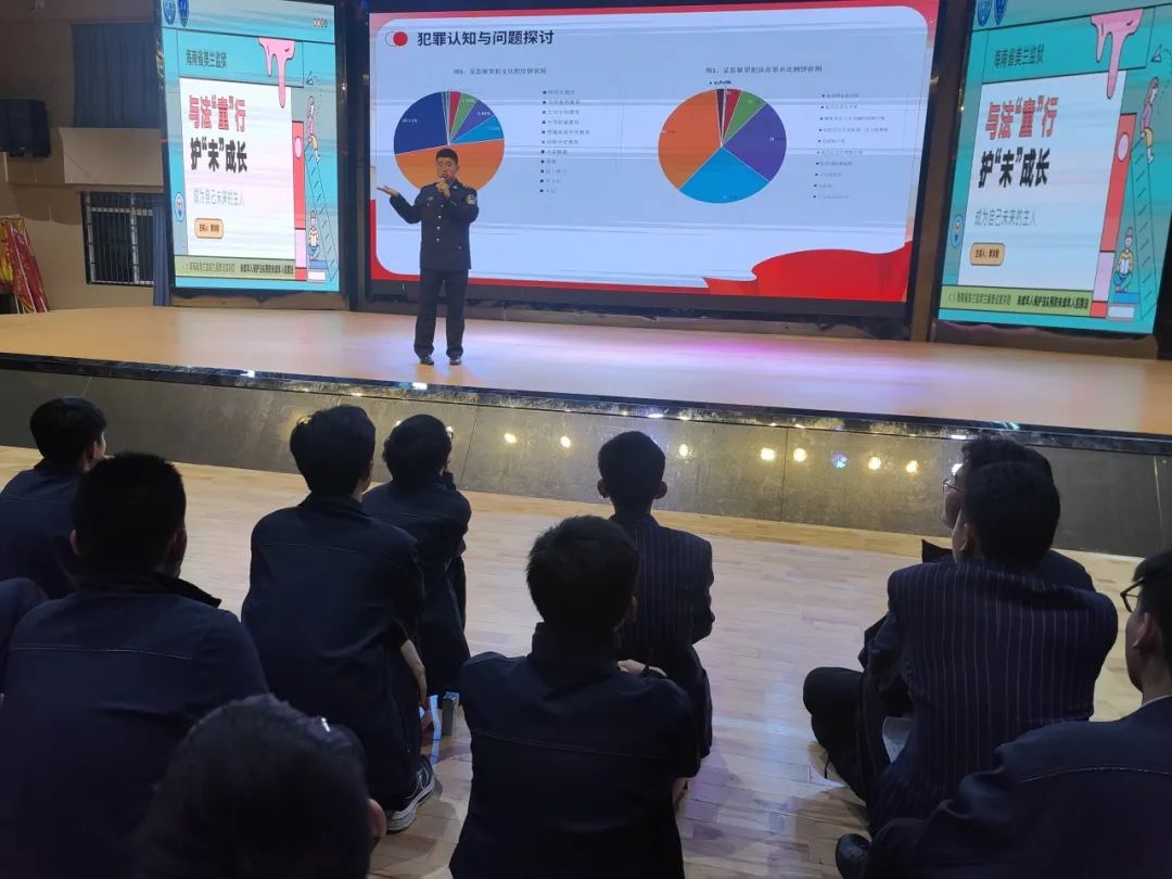 法治护航青春，共筑平安校园防线——海口山高中学预防未成年人犯罪法专题课开讲-图片1