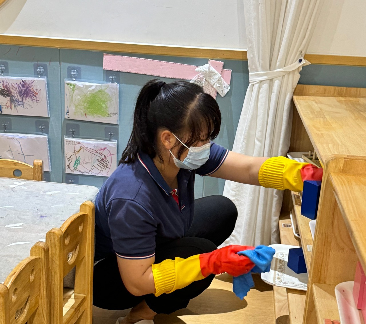 预防诺如病毒，筑牢校园防线——海口市山高幼儿园开展“预防诺如病毒”专项系列行动-图片28