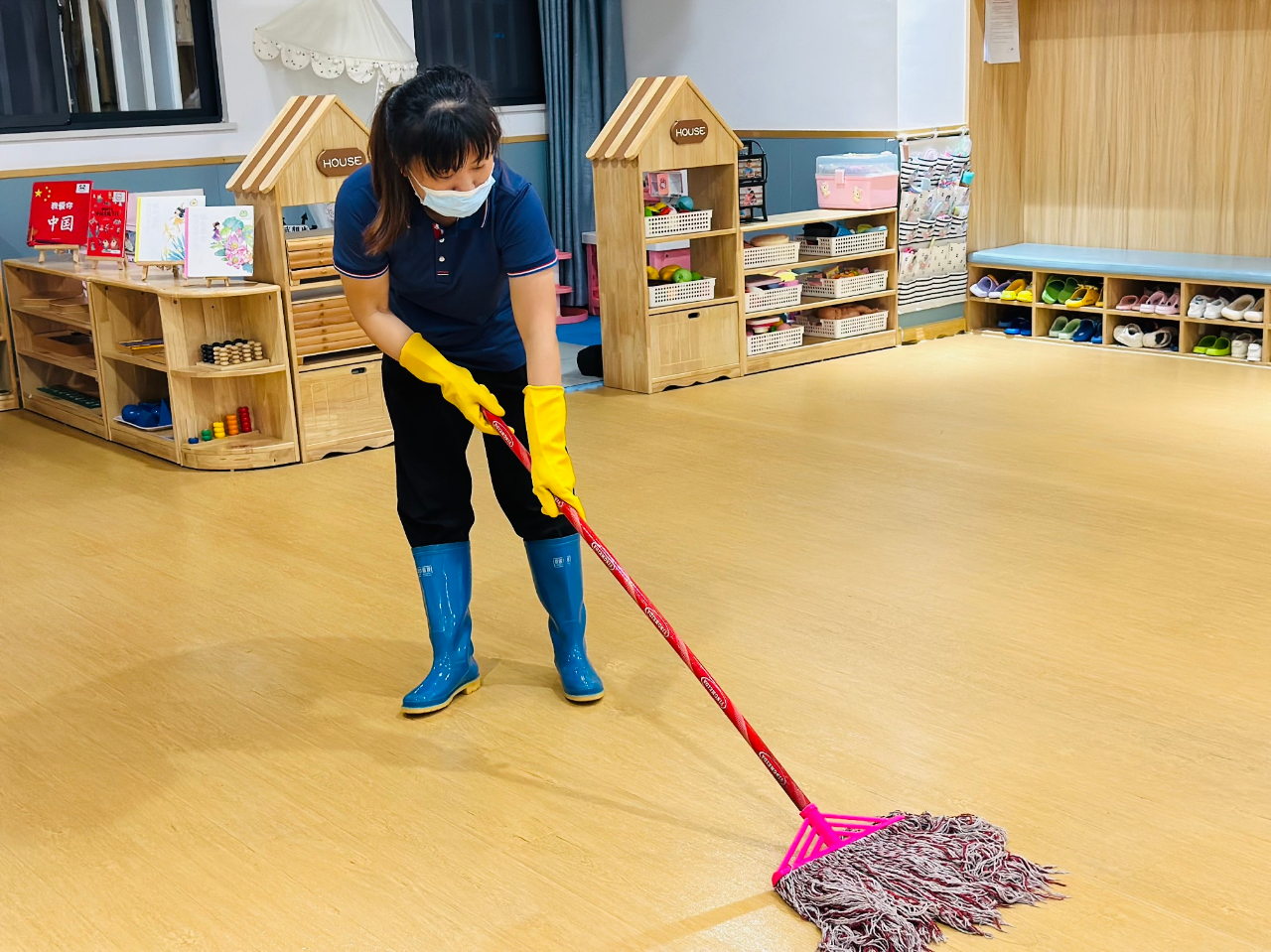 预防诺如病毒，筑牢校园防线——海口市山高幼儿园开展“预防诺如病毒”专项系列行动-图片33