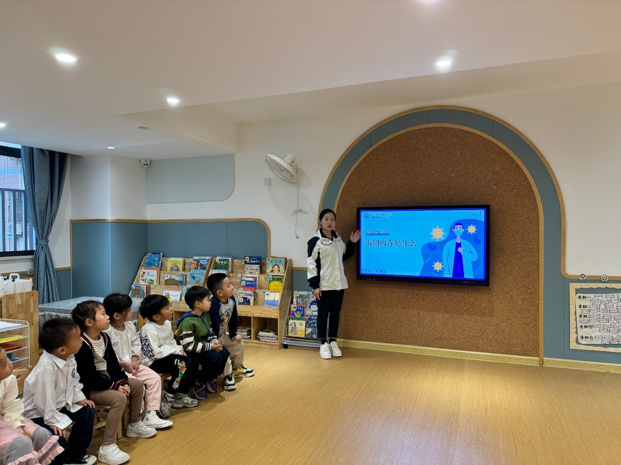 预防诺如病毒，筑牢校园防线——海口市山高幼儿园开展“预防诺如病毒”专项系列行动-图片23