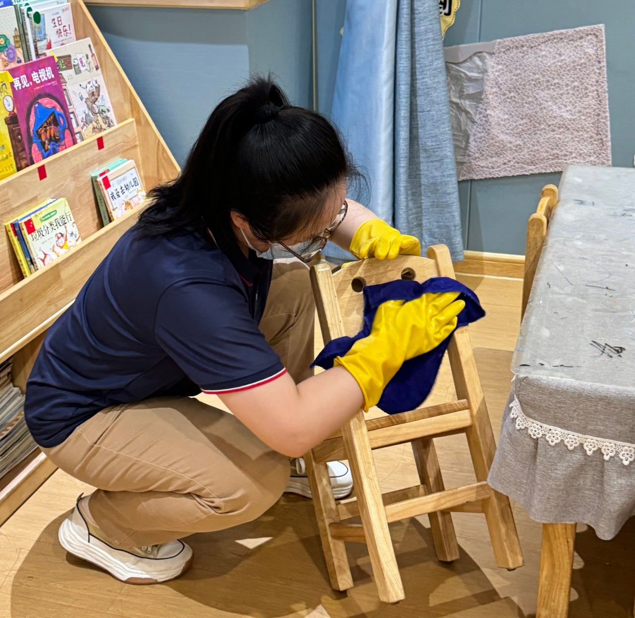 预防诺如病毒，筑牢校园防线——海口市山高幼儿园开展“预防诺如病毒”专项系列行动-图片27