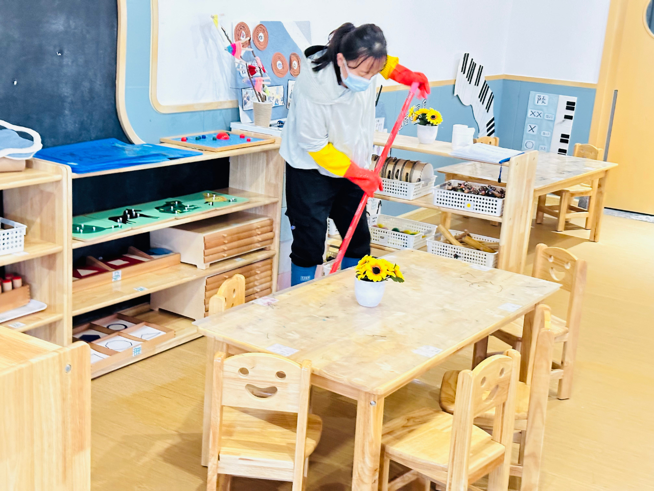 预防诺如病毒，筑牢校园防线——海口市山高幼儿园开展“预防诺如病毒”专项系列行动-图片36