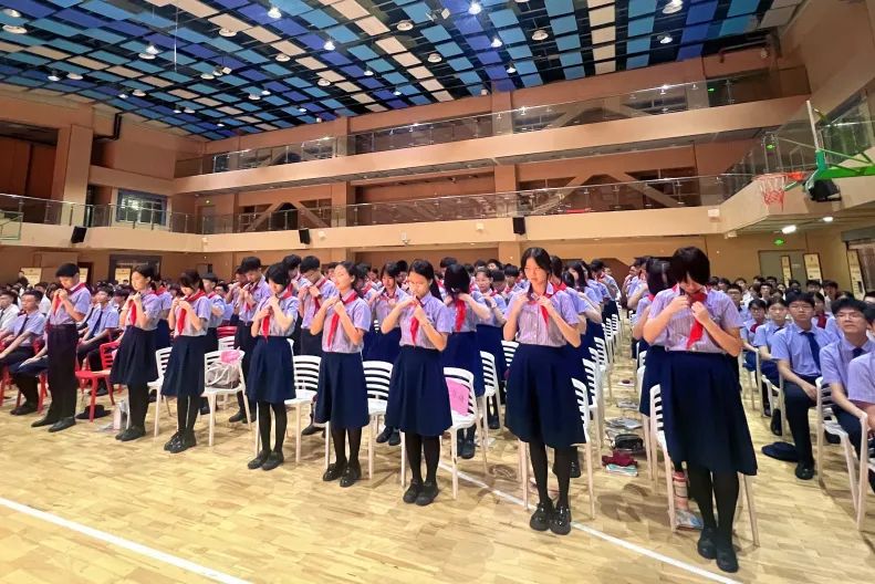 五四精神启新篇,青春逐梦向未来——海口山高中学2025年离队入团仪式顺利举行-图片5