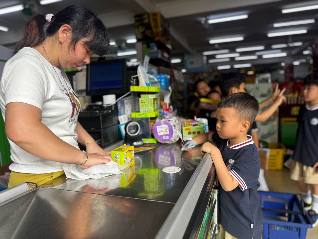 超市大探险，实践乐成长——海口市山高幼儿园大班幼小衔接社会实践活动之走进超市-图片42