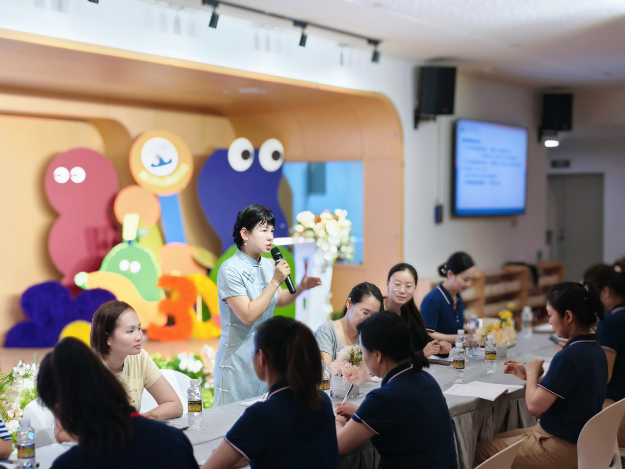 观游戏 研儿童 促发展——海口市山高幼儿园基地园专题培训活动-图片43