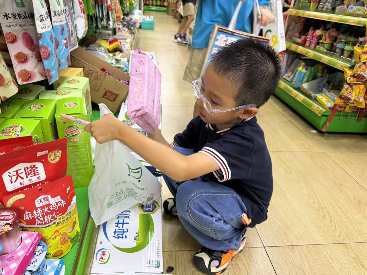 超市大探险，实践乐成长——海口市山高幼儿园大班幼小衔接社会实践活动之走进超市-图片37