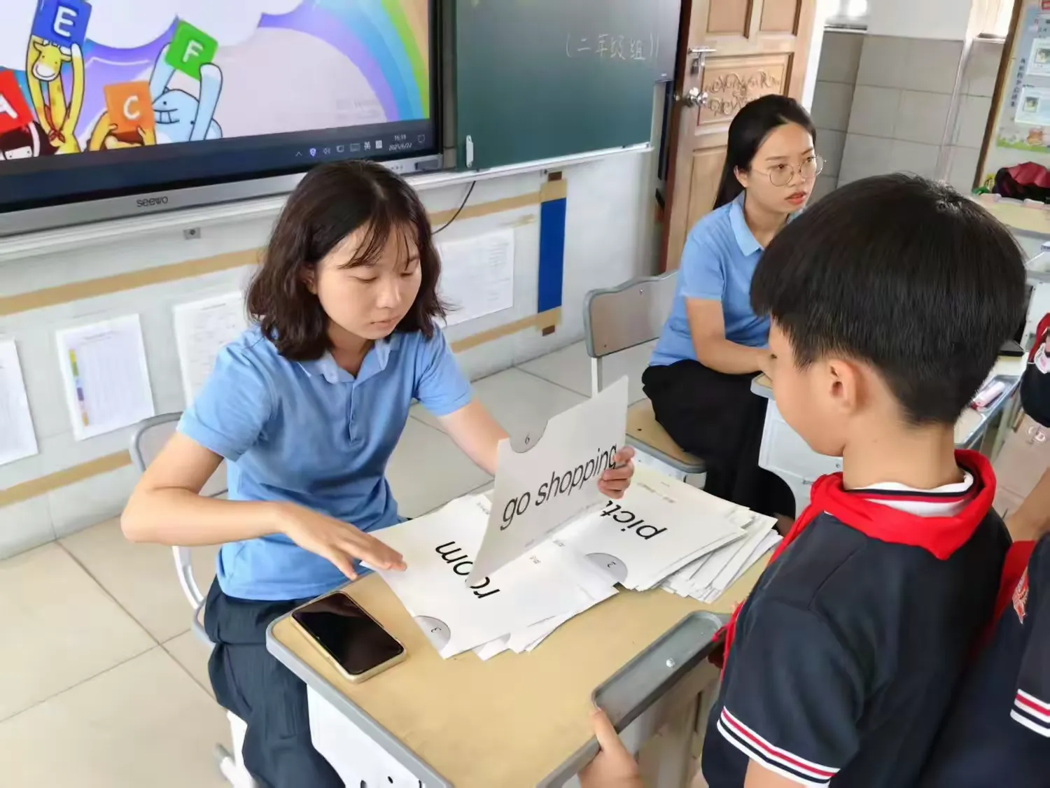 精彩童年，趣味乐学——定安县山高学校一二年级无纸化测评活动-图片2