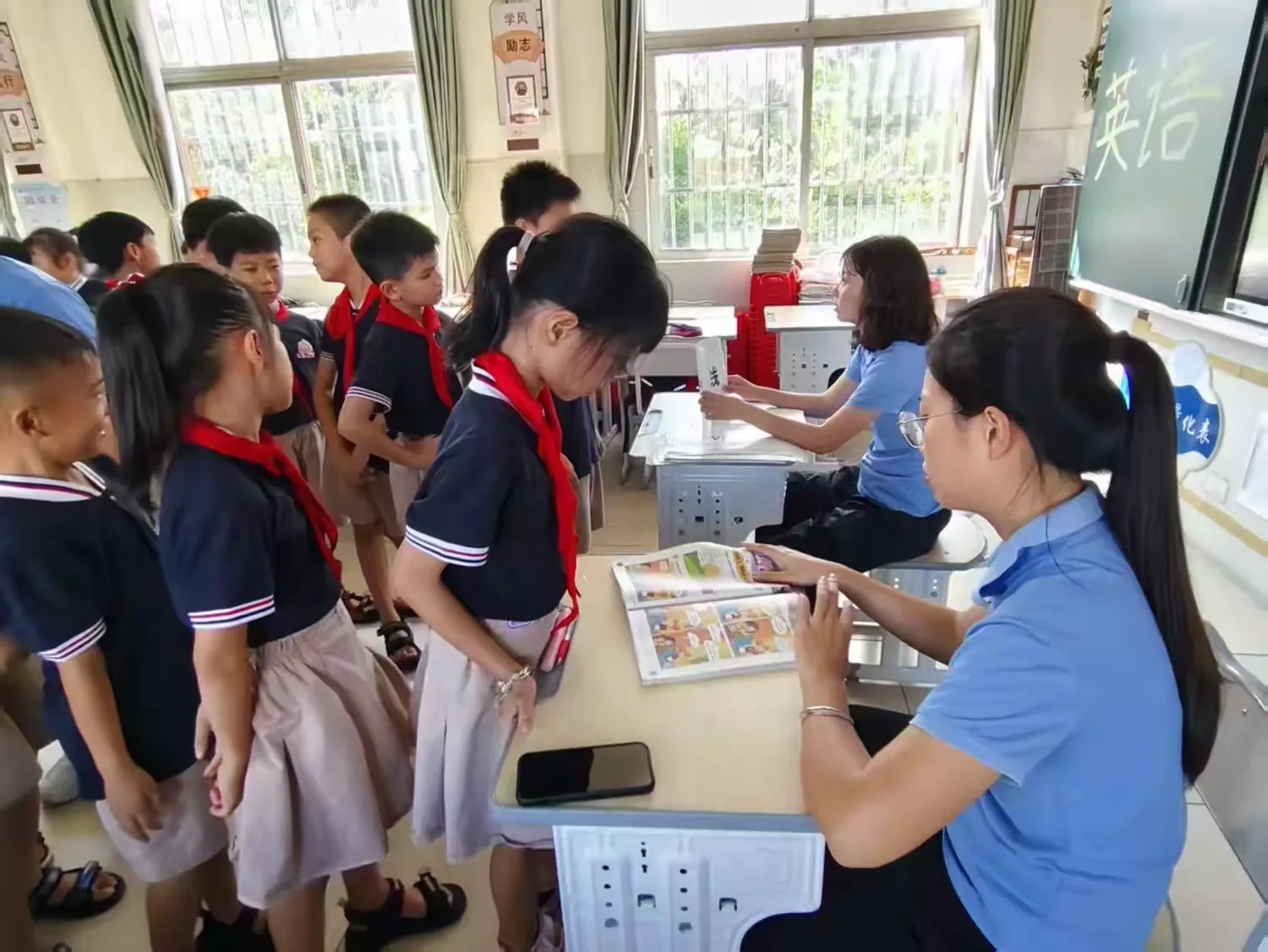 精彩童年,趣味乐学——定安县山高学校一二年级无纸化测评活动-图片2